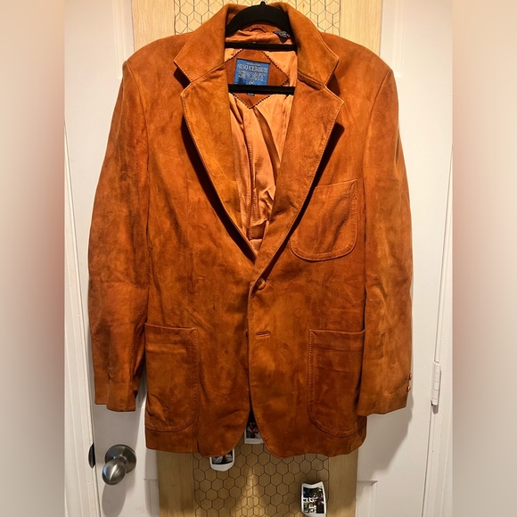 Nino Cerutti Leather Sport Coat - Picture 1 of 3